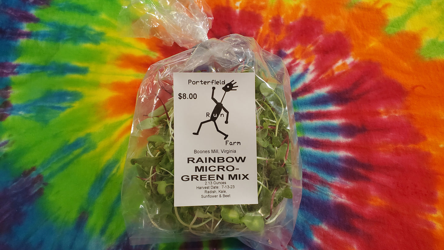 Rainbow Microgreen Mix