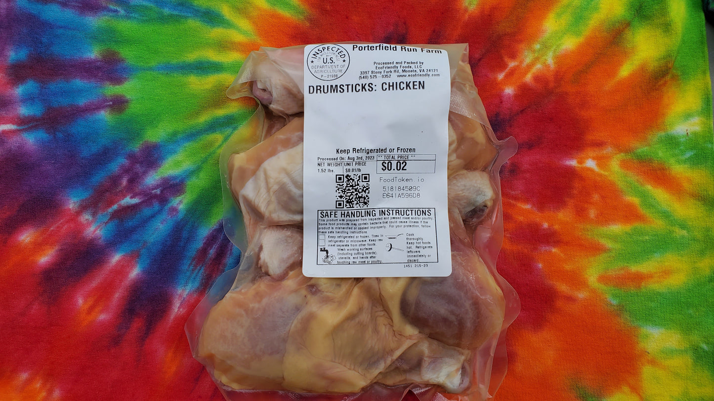 Chicken Drumsticks - Pasture Raised Cornish Cross