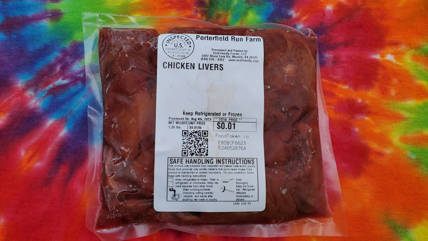 Chicken Livers - Pasture Raised Cornish Cross