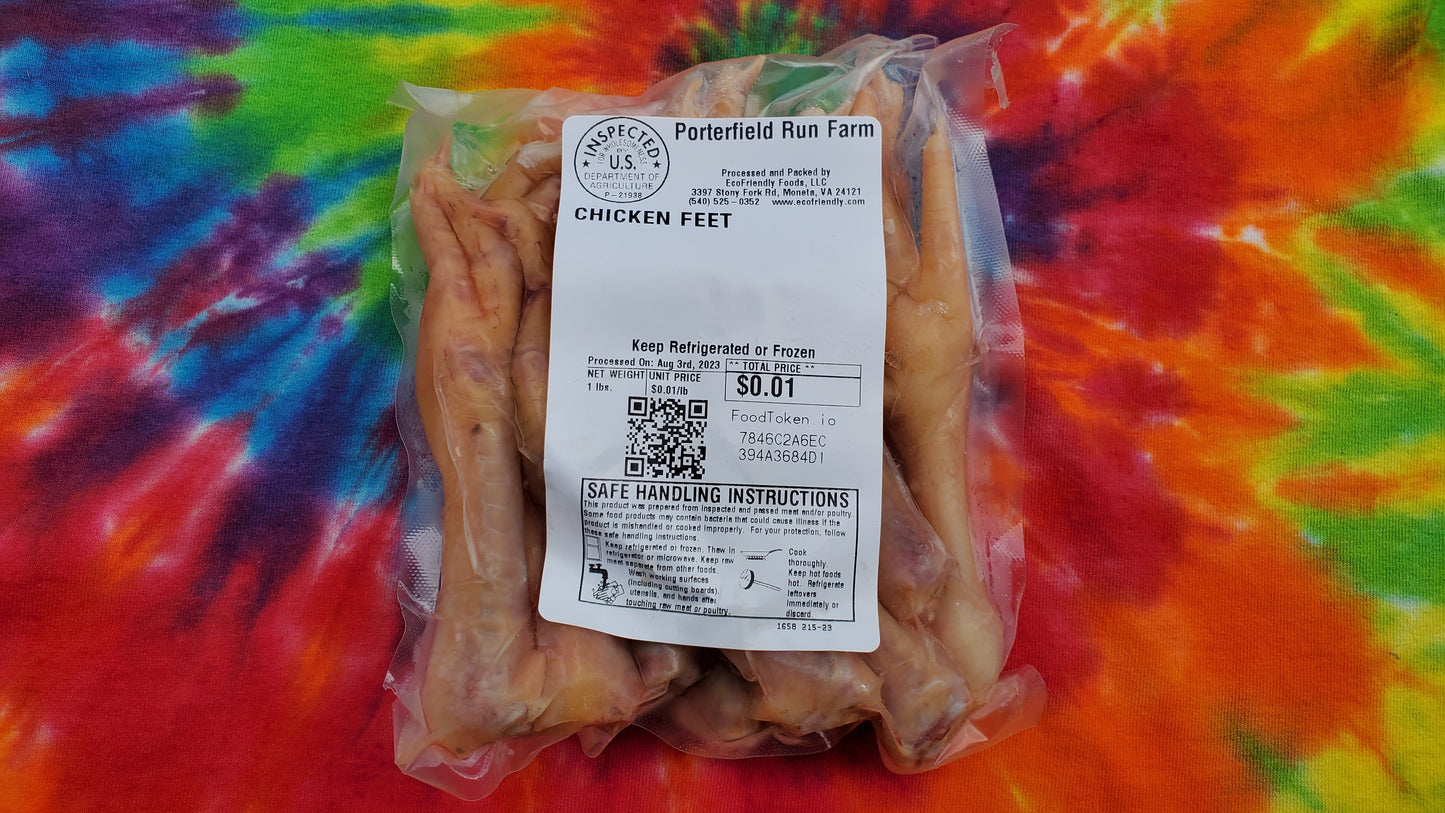 Chicken Feet - Pasture Raised Cornish Cross